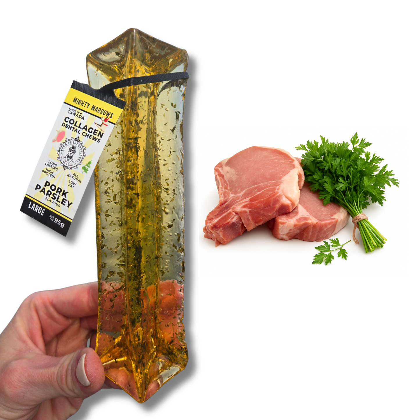 Mighty Marrows - Collagen Dental Chews - By Wag & Bright Supply