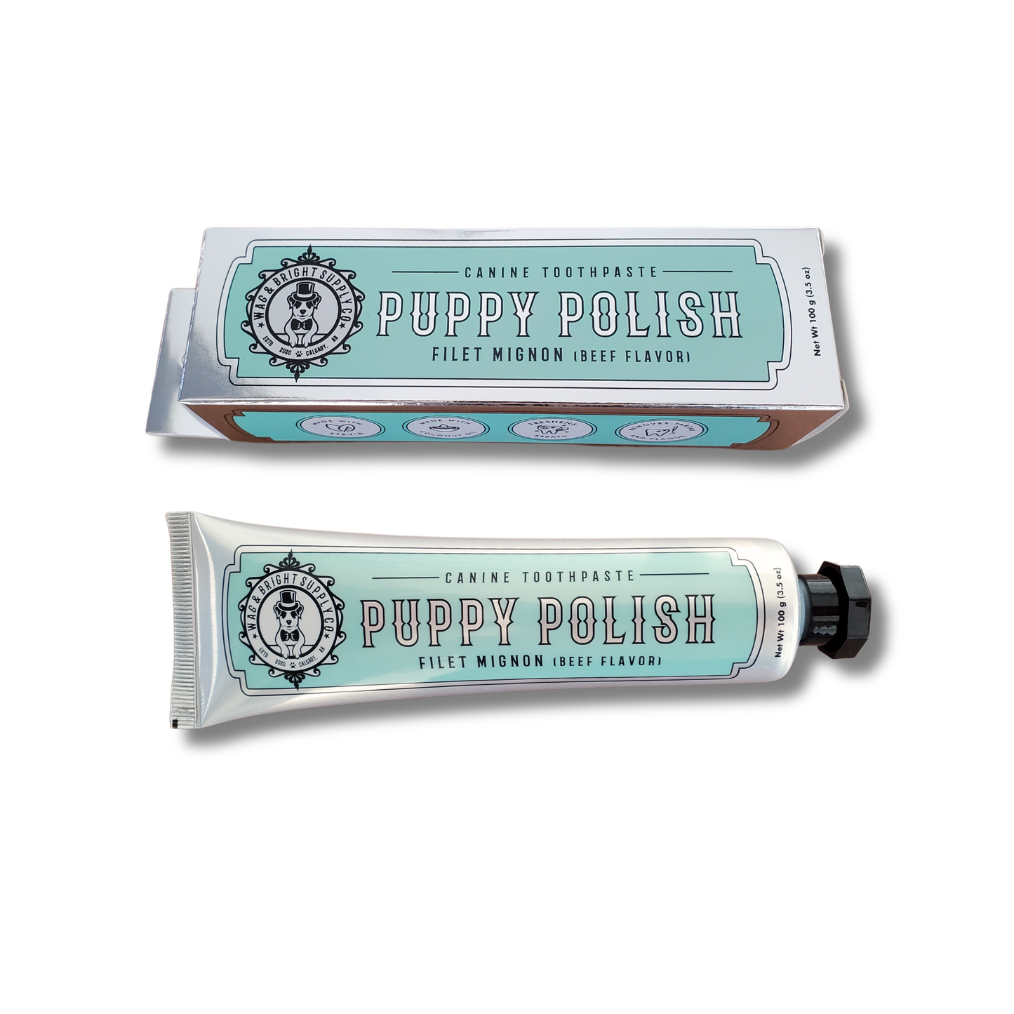 Puppy Polish Toothpaste - Filet Mignon (Beef) 3.5oz