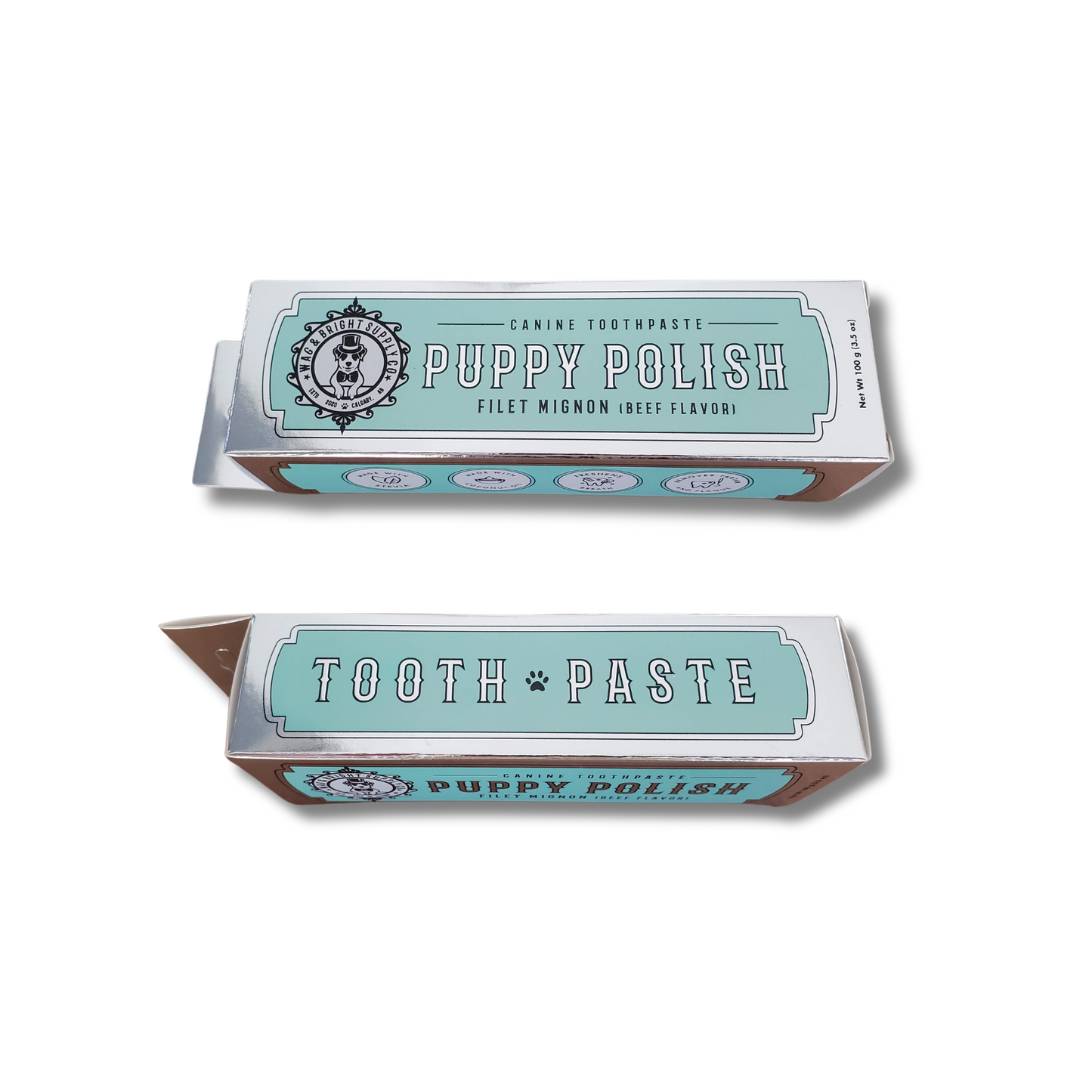 Puppy Polish Toothpaste - Filet Mignon (Beef) 3.5oz