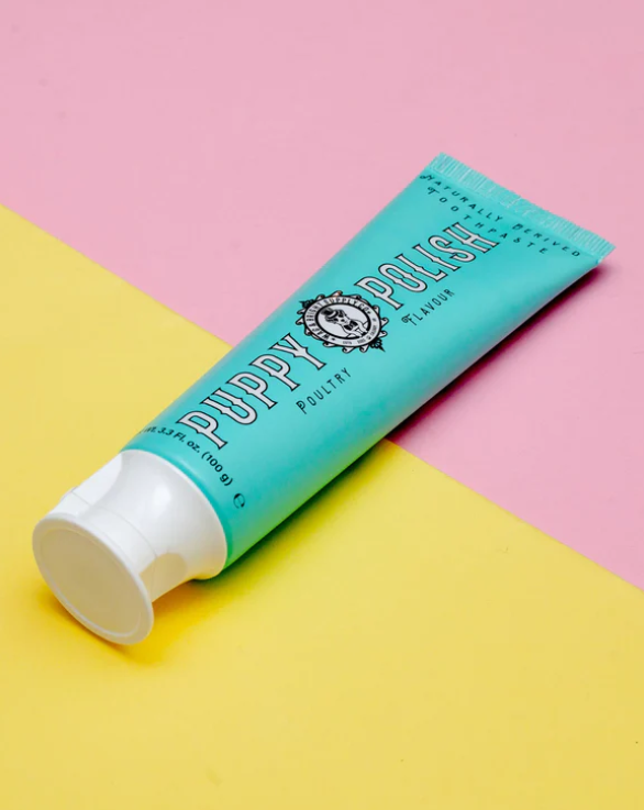 Wag & Bright Supply Puppy Polish Natural dog toothpaste made with Coconut oil and baking soda